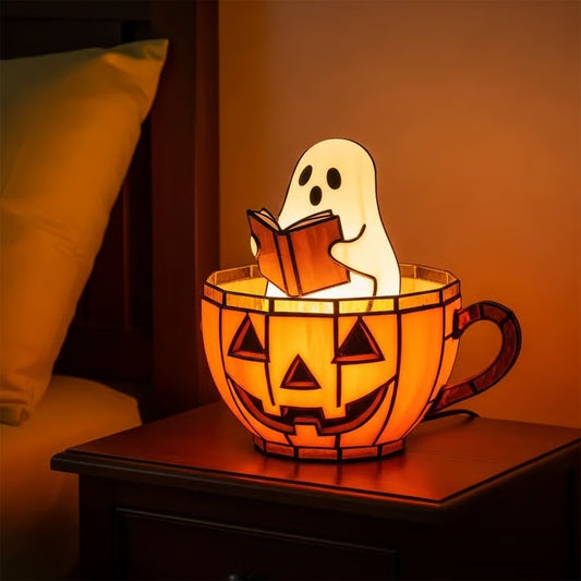 Ghost Bubble Bath Lamp for Halloween Decoration
