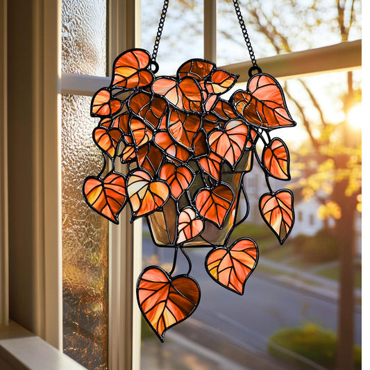 Pothos Plant Acrylic Suncatcher